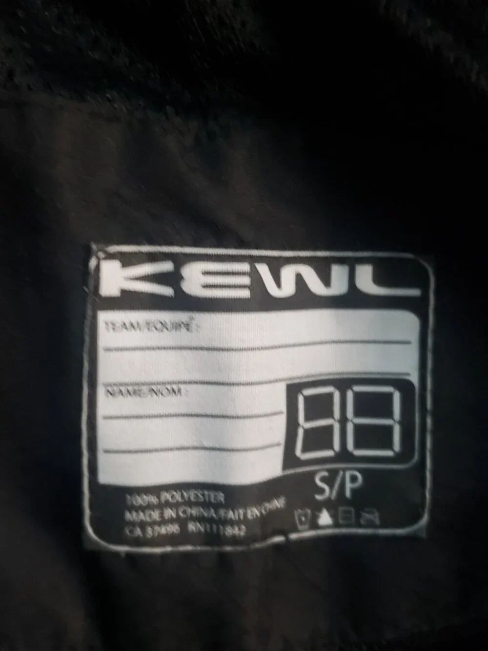 Kewl Men's White Sox Black Track Pants Drawstring Size S Zip Leg